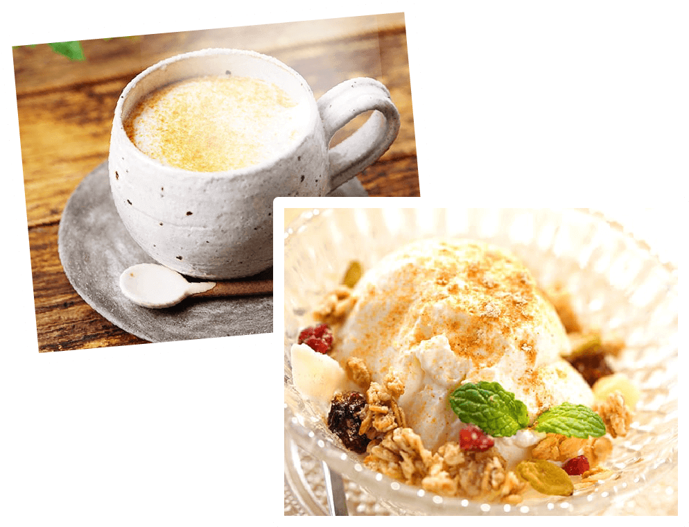 とろけるきなこの使用イメージ